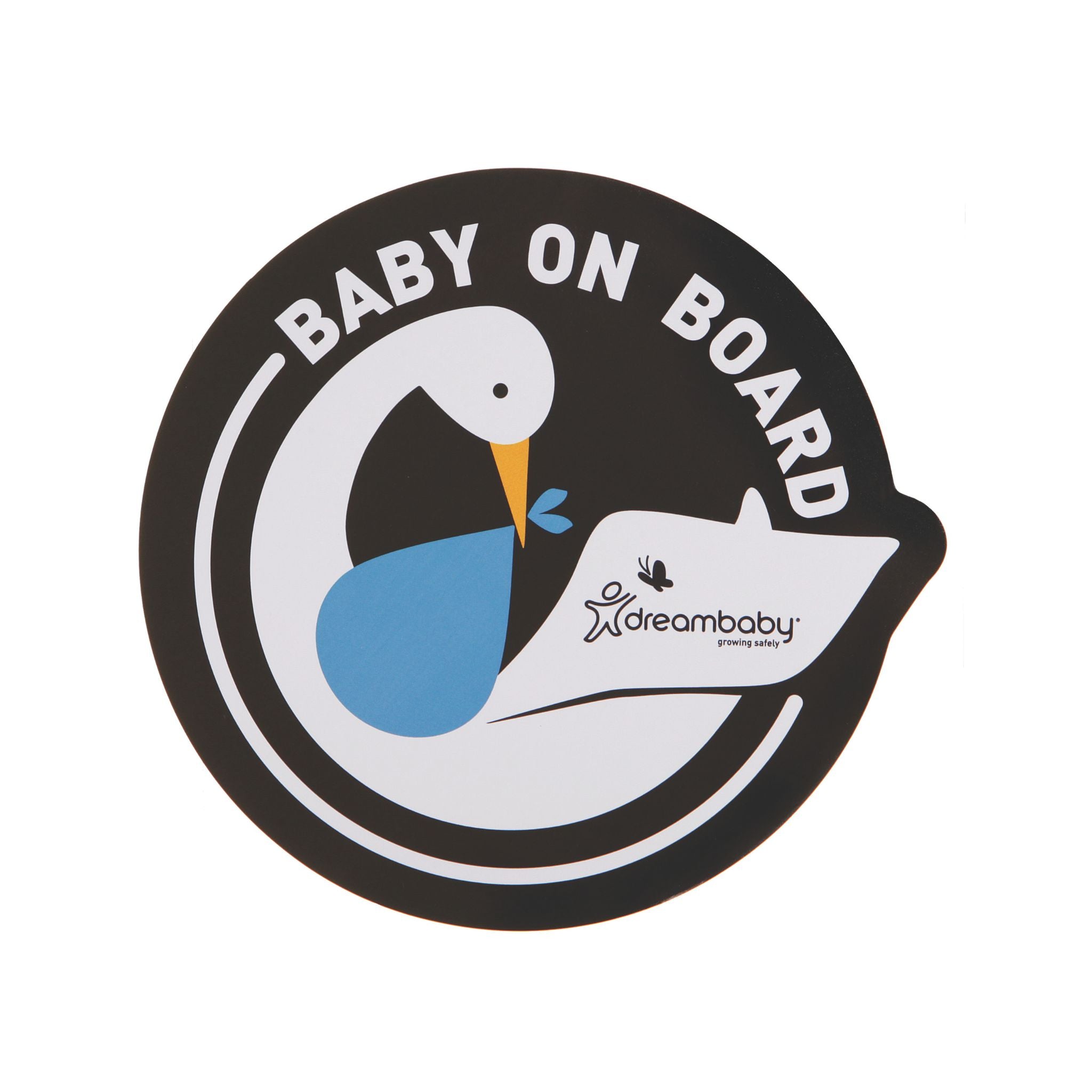 Baby On Board Adhesive Stork 2Pack Blue