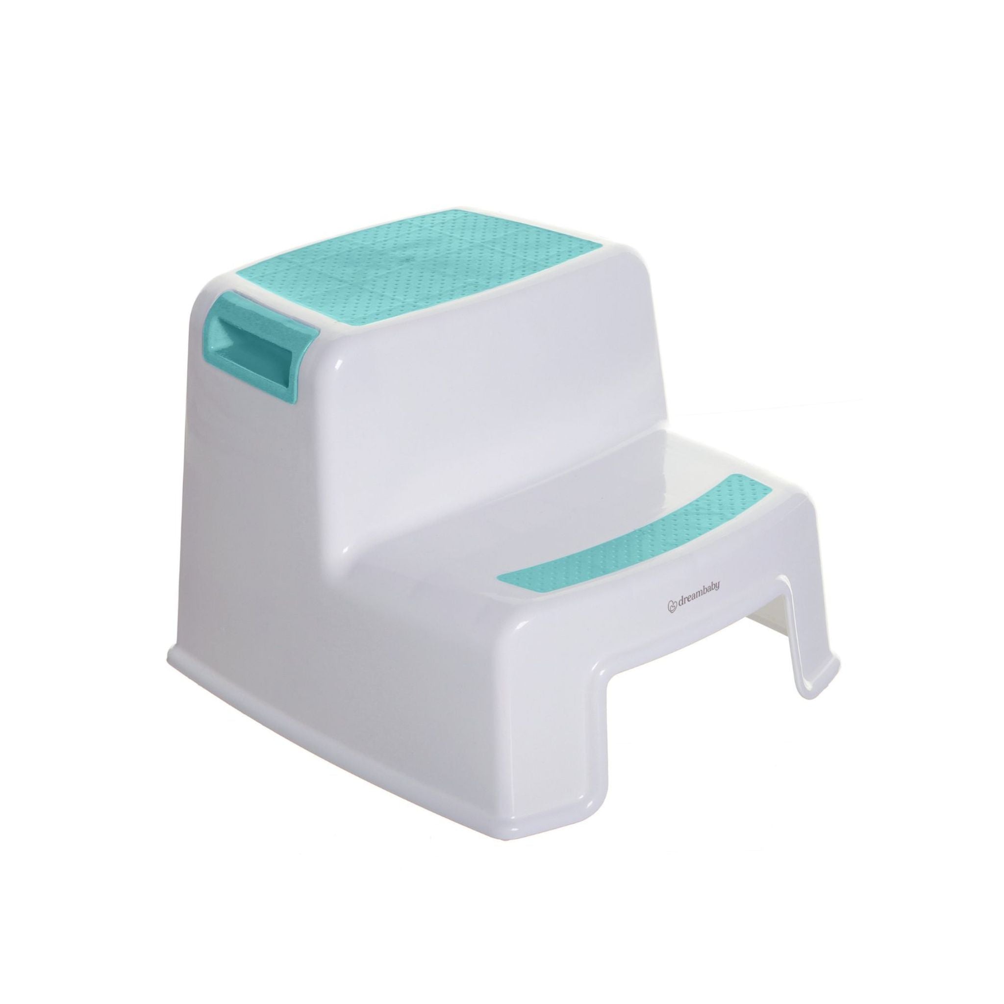 2-Up Step Stool Aqua & White