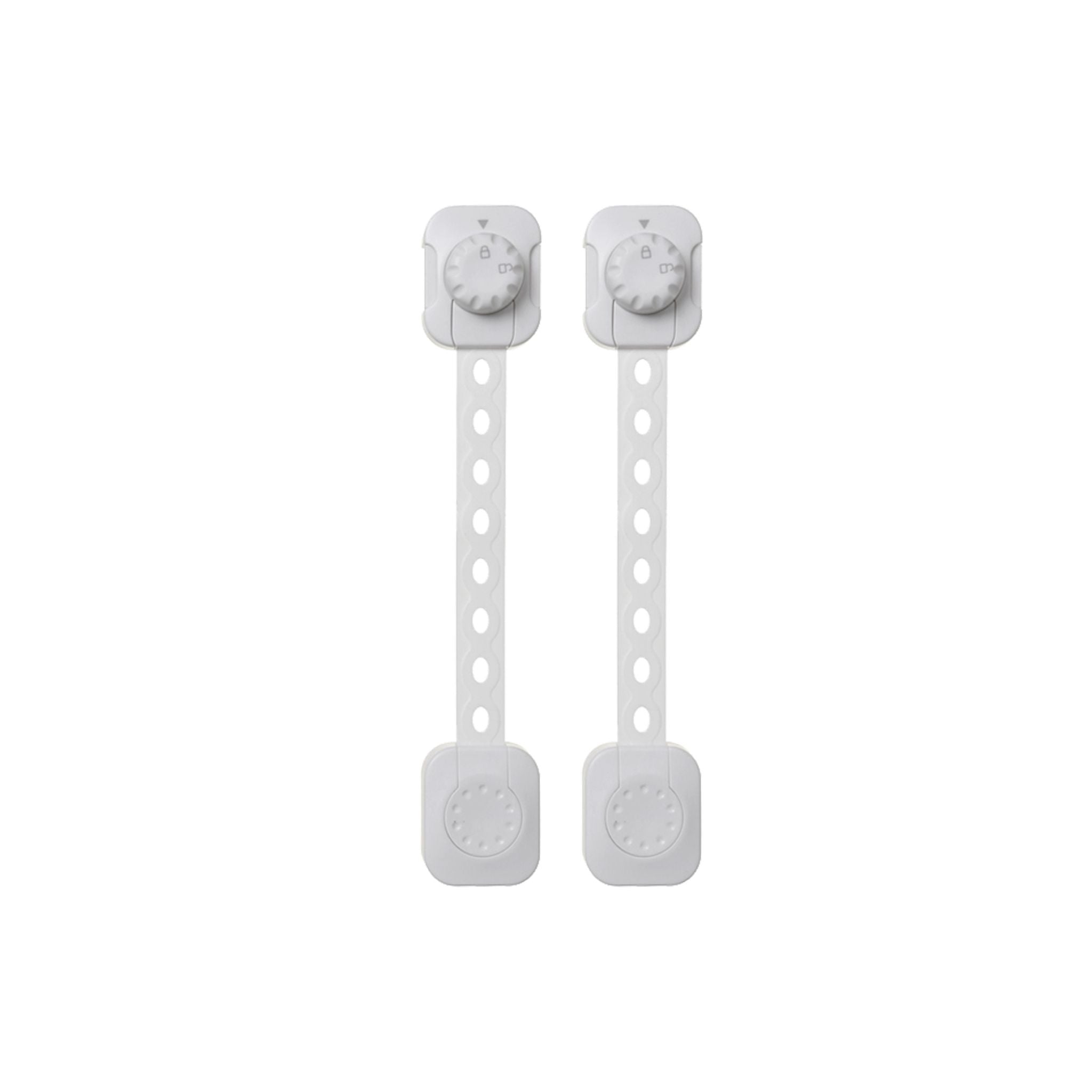 Twist 'N Lock Multi-Purpose Latch White - 2 Pack