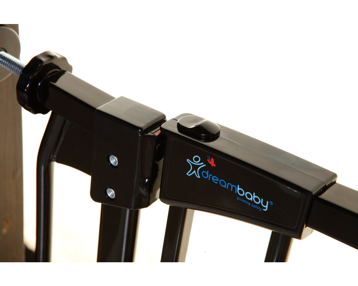 Chelsea 35–39.5" Auto-Close Baby Gate & Extension Set - Black