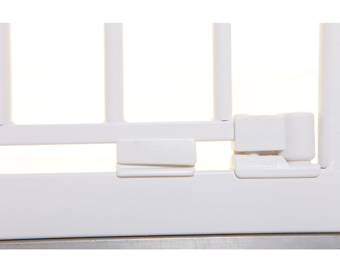 Chelsea Xtra-Tall White Gate & Extension Set (1 Gate 2 Extensions)