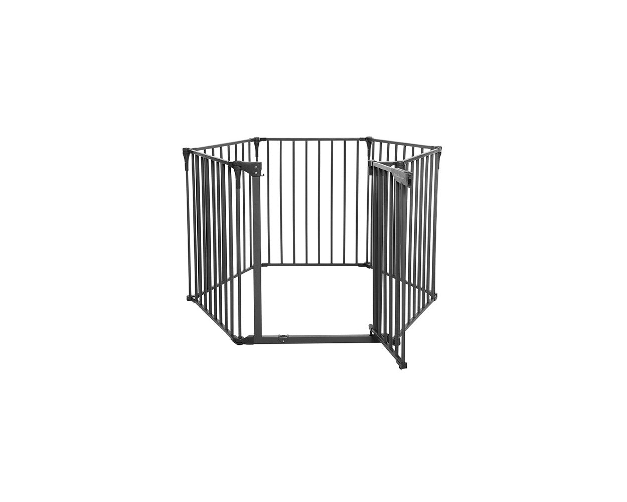 Little Chicks Oxford 3-In-1 Metal Play Yard Charcoal