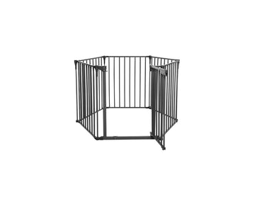 Little Chicks Oxford 3-In-1 Metal Play Yard Charcoal