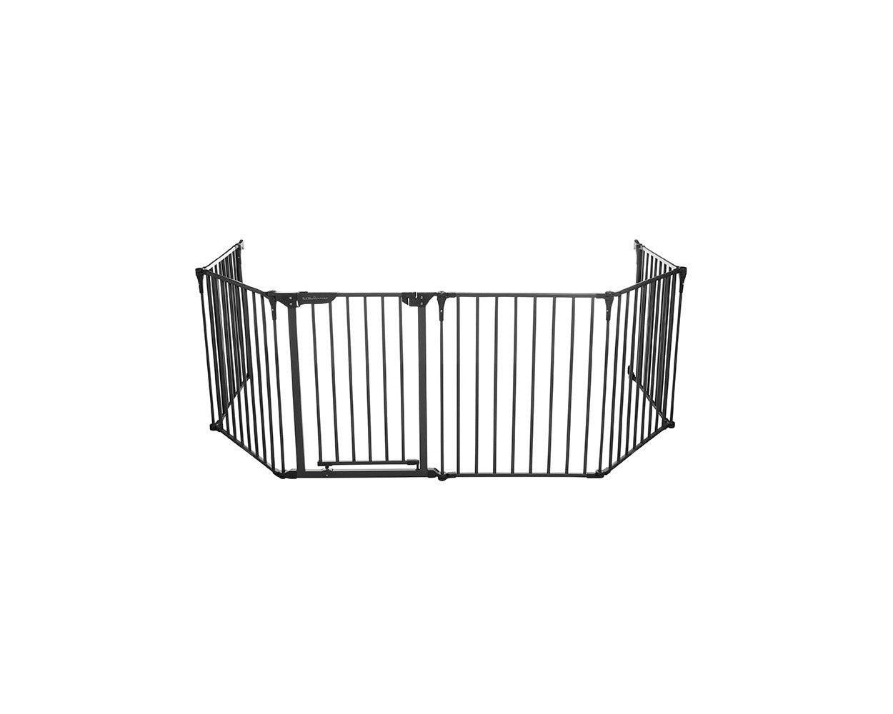 Little Chicks Oxford 3-In-1 Metal Play Yard Charcoal
