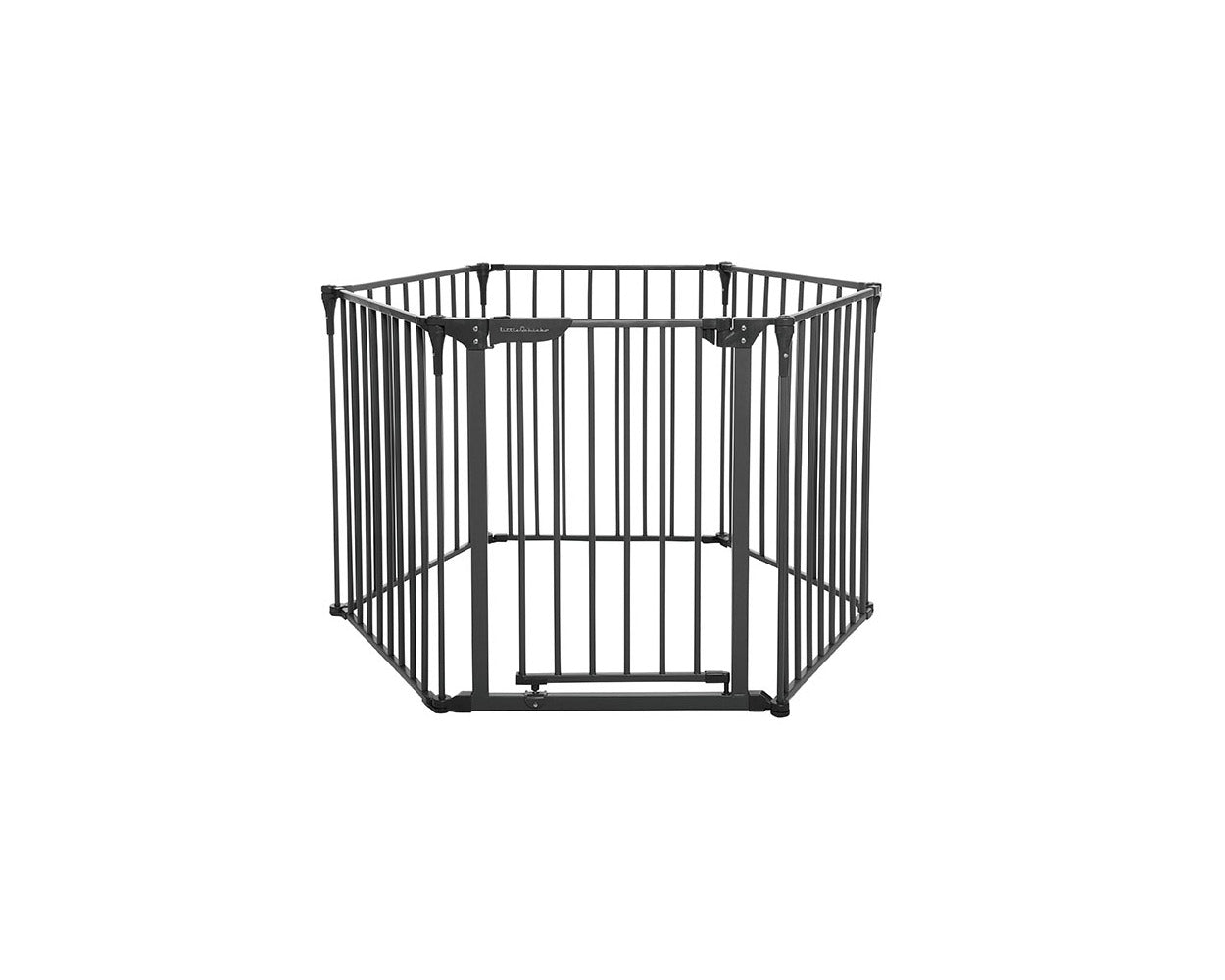 Little Chicks Oxford 3-In-1 Metal Play Yard Charcoal