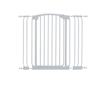 Chelsea Xtra-Tall White Gate & Extension Set (1 Gate 2 Extensions)