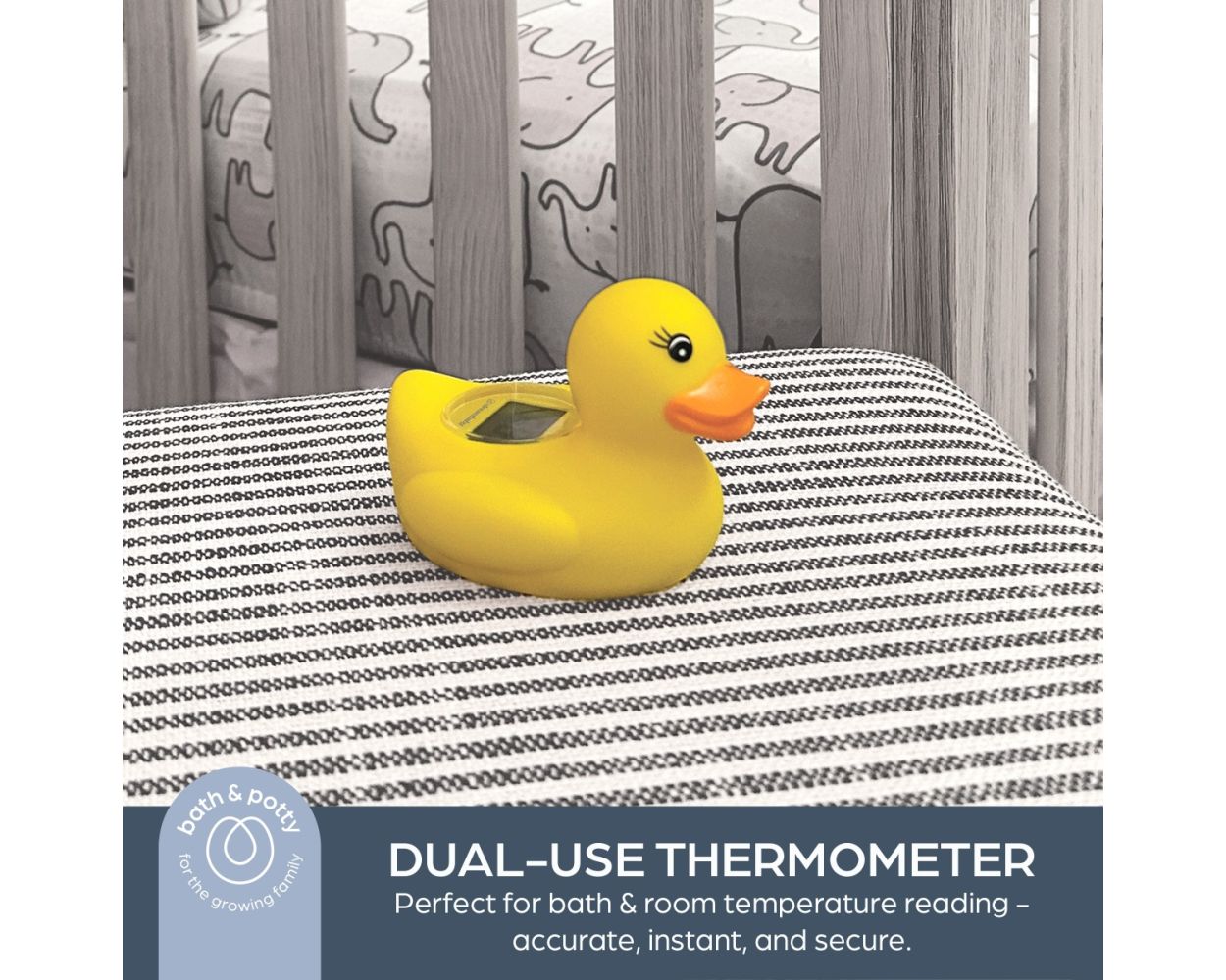 Room & Bath Thermometer - Duck