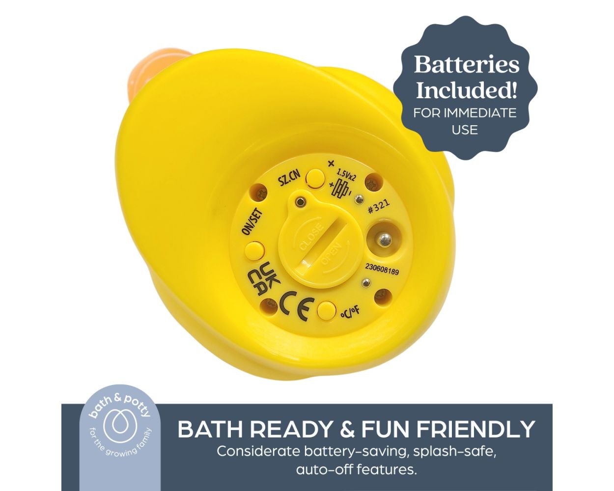 Room & Bath Thermometer - Duck