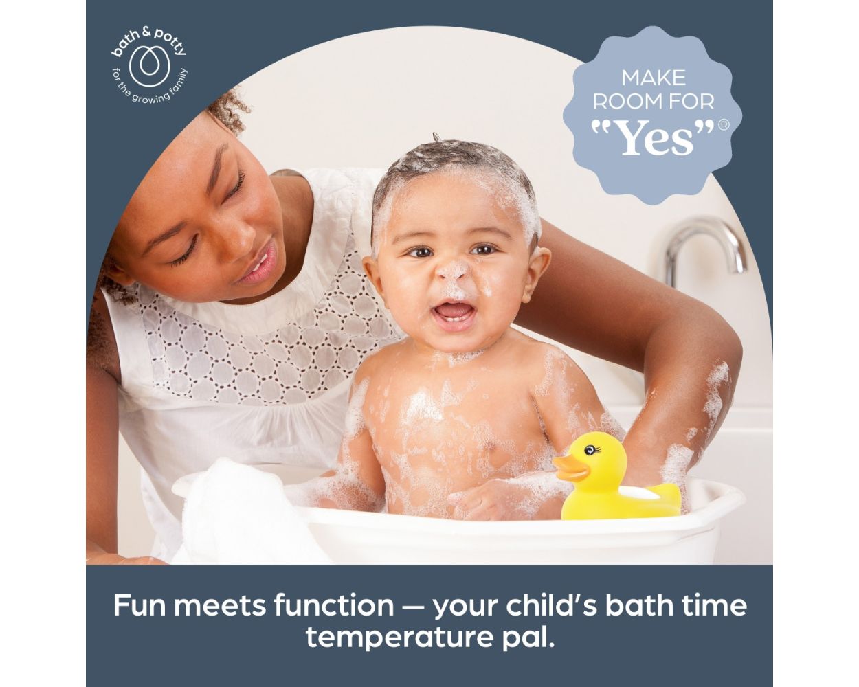 Room & Bath Thermometer - Duck