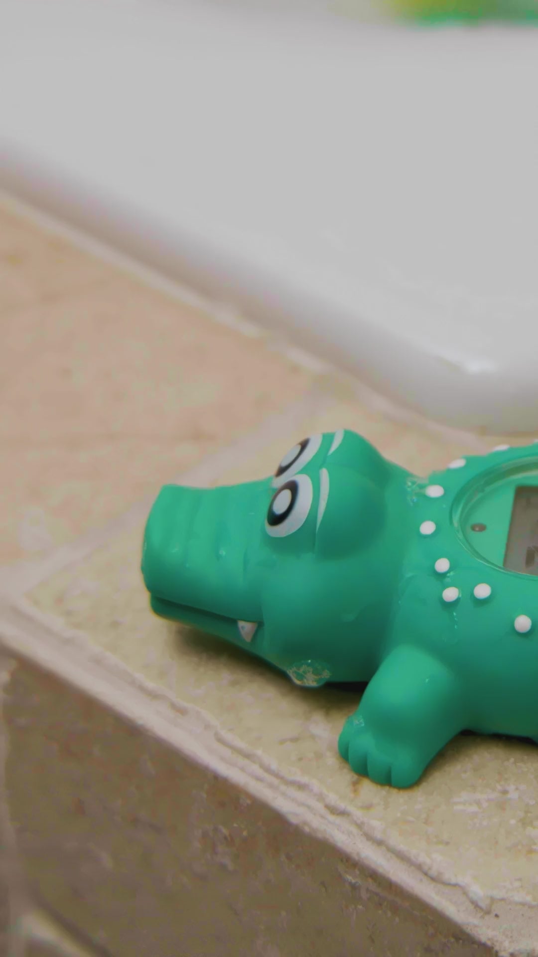 Crocodile Bath & Room Thermometer