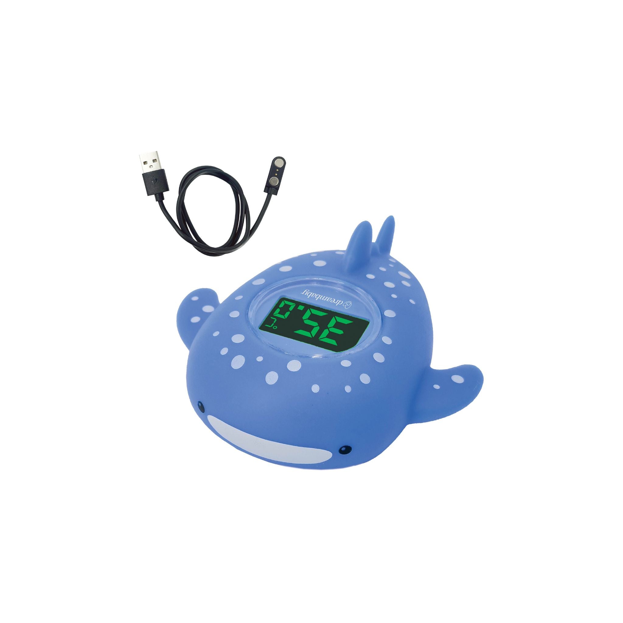 Room & Bath Thermometer USB - Whale
