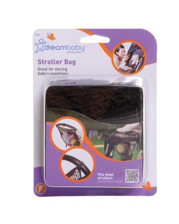 Strollerbuddy® Stroller Net Bag - Black Mesh