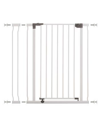 Liberty Extra Tall 29.5-36.5in Auto Close Metal Baby Gate - White