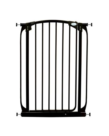 Chelsea Extra Tall 28-32in Auto Close Metal Baby Gate - Black