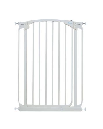 Chelsea Extra Tall 28-32in Auto Close Metal Baby Gate - White
