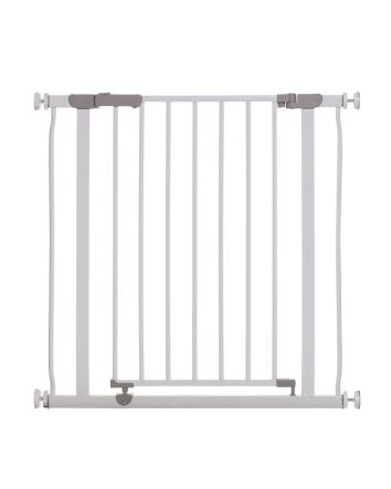Ava Pressure Mounted Security Gate w/ Extensions, White