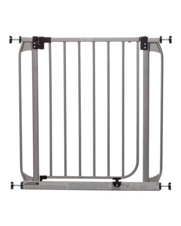 Dawson Auto Close Security Gate with Smart Stay-Open Feature - Silver color