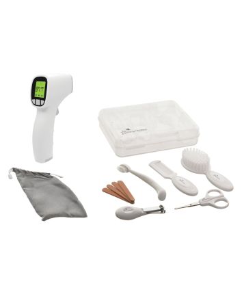 Non-Contact Rapid Response Infrared Forehead Thermometer & Essential Grooming Kit Duo